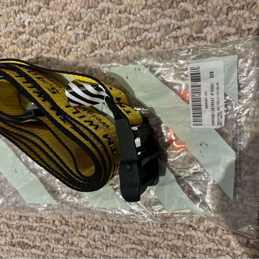 Off-White Yellow Industrial Belt - Picture 3 of 3